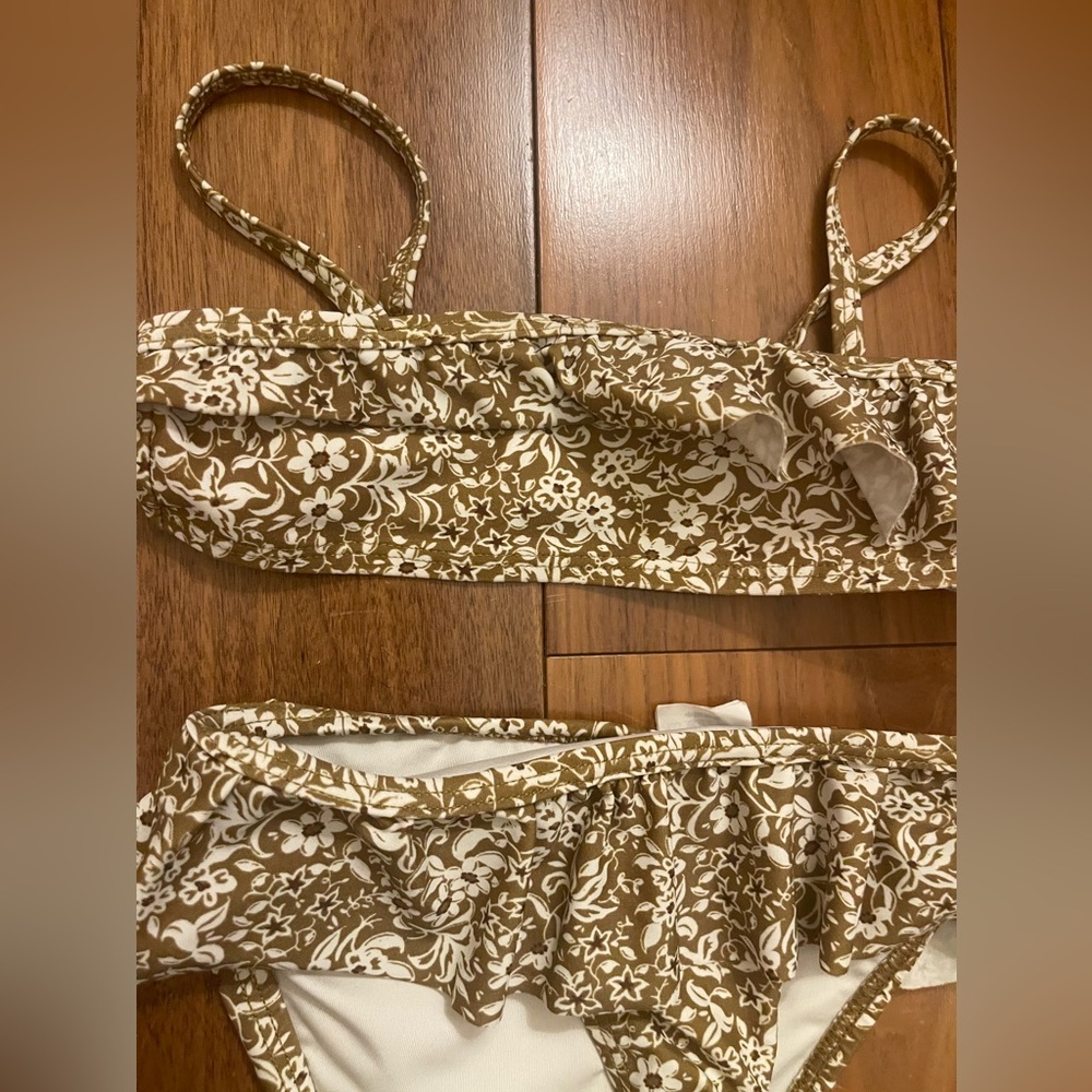 Rylee + Cru Parker Bikini - golden ditsy size 2-3yr - Picture 2 of 3